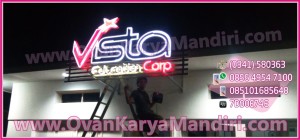 Huruf Timbul Letter sign Acrylic Vista Prod.OvanKaryaMandiri Raya_Tlogomas Malang