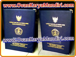 Sampul Map ijazah raport Medium cetak hotprint - CV.OvanKaryaMandiri percetakan di Malang